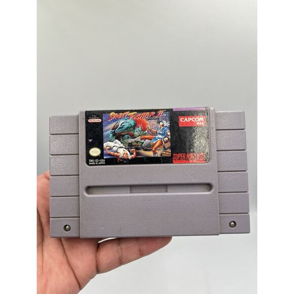 Street Fighter II (Super Nintendo, SNES) - Authentic, Tested - Fast Shipping - Picture 2 of 6